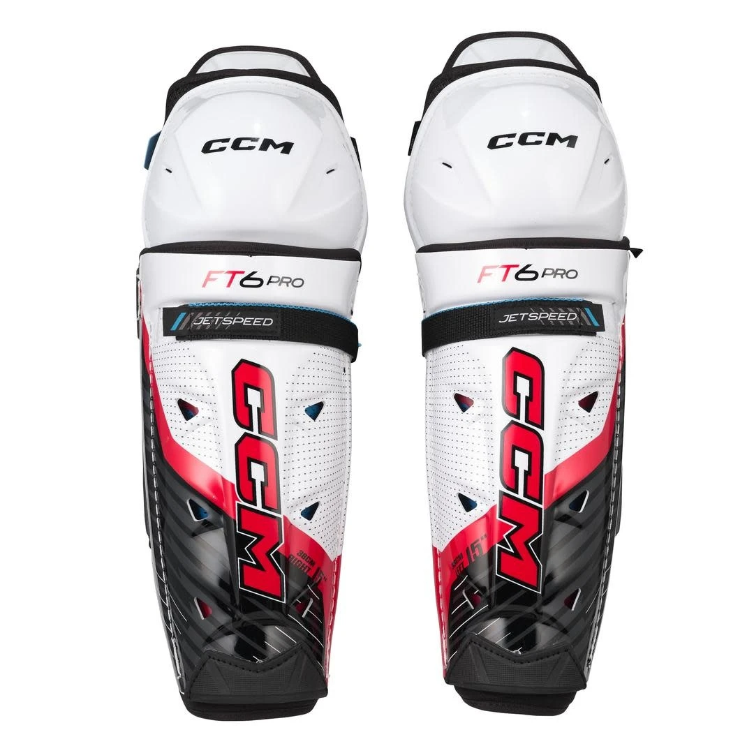 CCM JETSPEED FT6 PRO SHIN GUARDS - JR