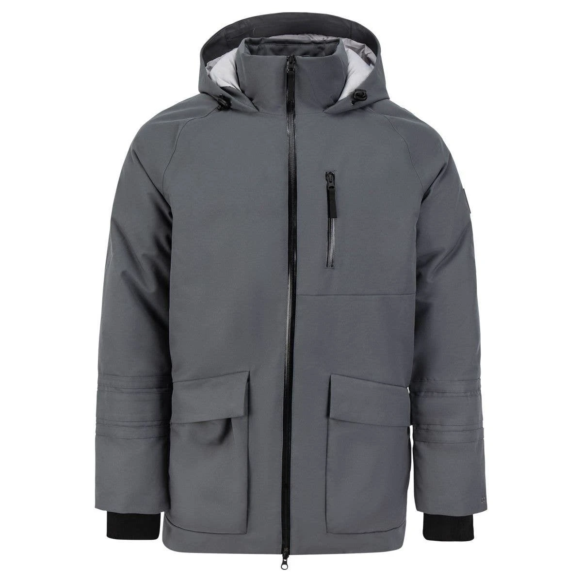 BAUER ULTIMT FAN HOODED PARKA MENS GRY