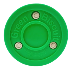 GREEN BISCUIT OFF ICE PUCK