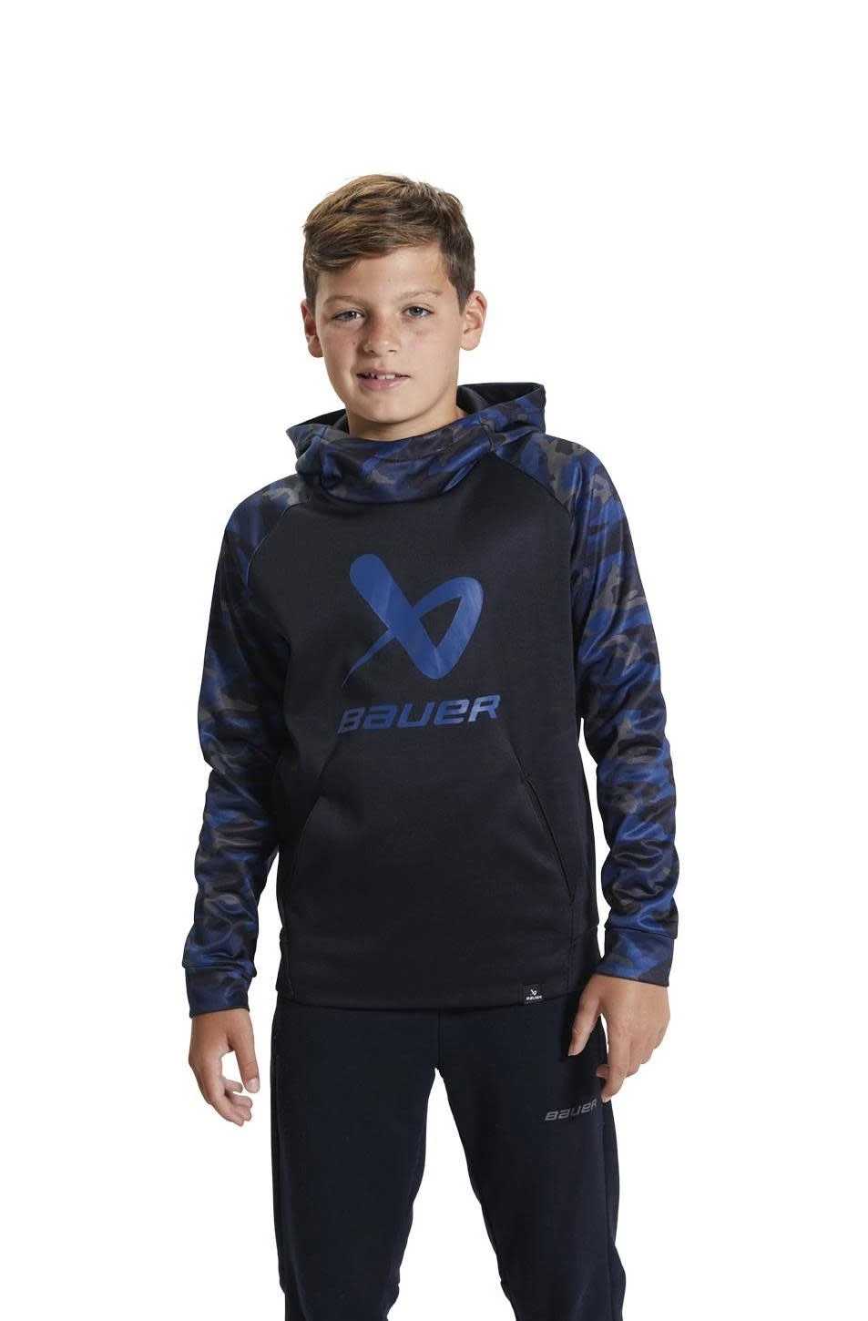 Bauer Raglan Camo Hoodie Yth 1059744